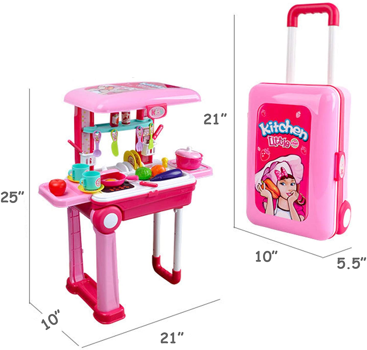 Pretend Play Kitchen Playset for Girls Pretend Play Kitchen Playset for Girls
