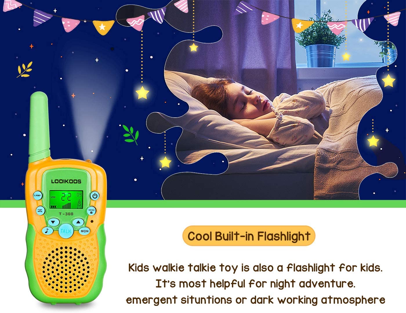 LOOIKOOS Walkie Talkies for Kids LOOIKOOS Walkie Talkies for Kids