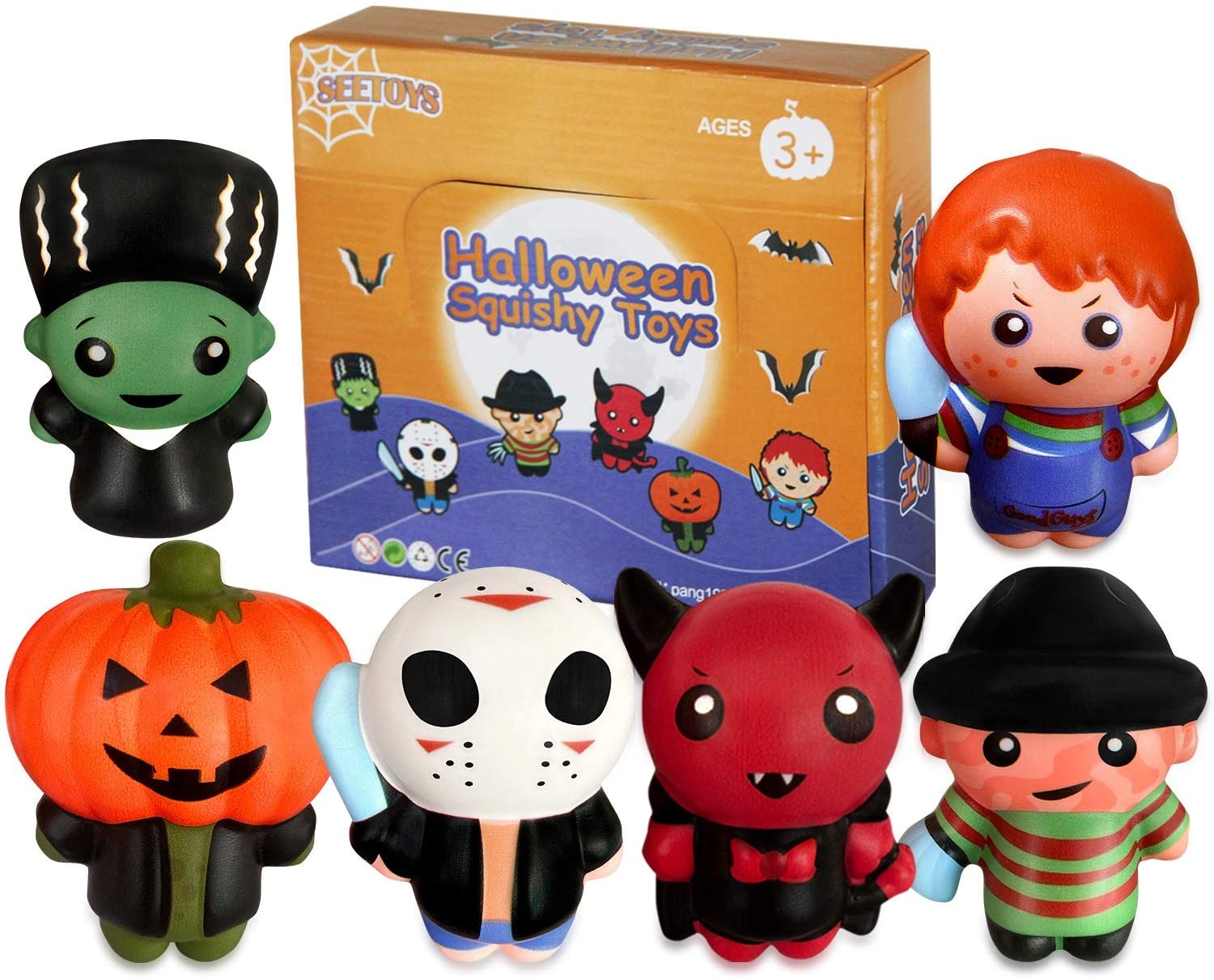 Halloween Squishy Toys Halloween Squishy Toys