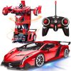 AMENON Remote Control Transform Car Robot Toy