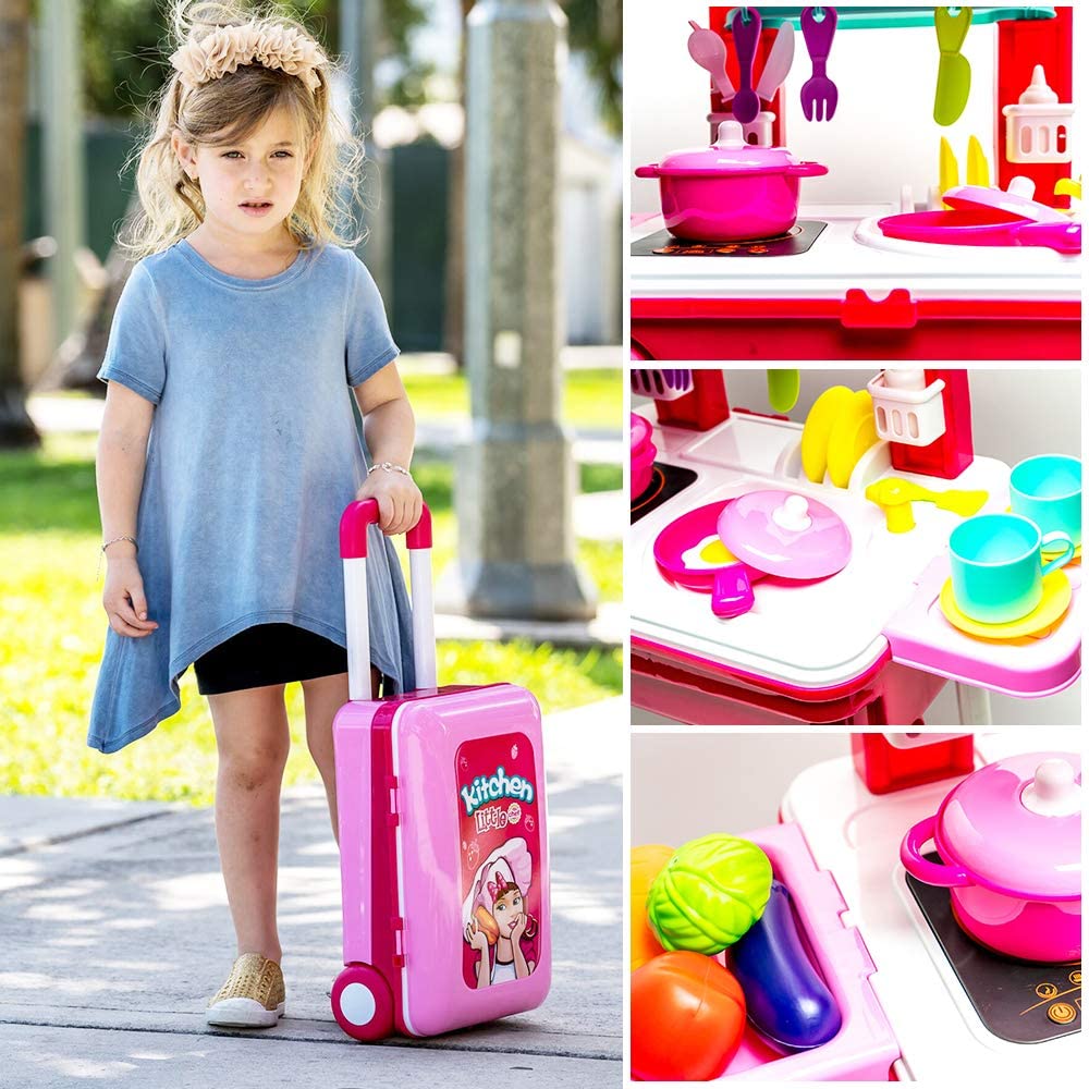 Pretend Play Kitchen Playset for Girls Pretend Play Kitchen Playset for Girls