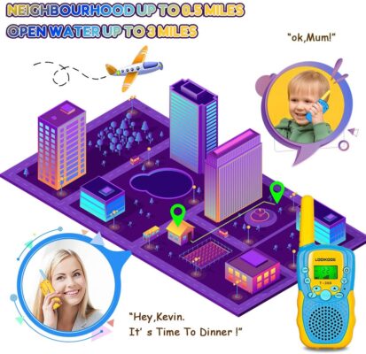 LOOIKOOS Walkie Talkies for Kids