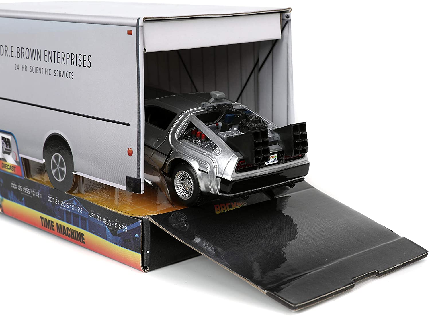 Back to The Future Time Machine Anniversary Edition 1:32 Die-cast Car Back to The Future Time Machine Anniversary Edition 1:32 Die-cast Car