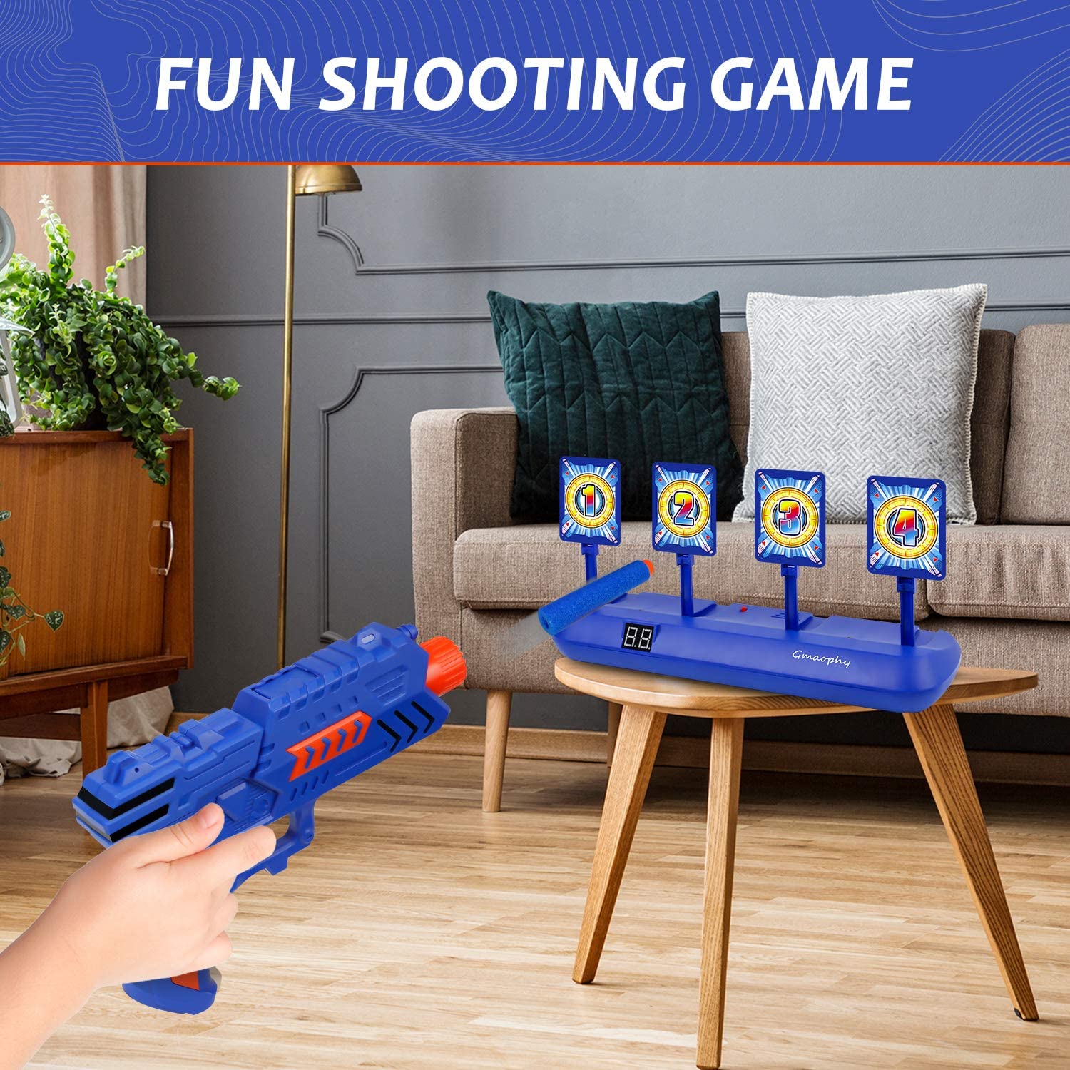 Digital Shooting Targets with Foam Dart Toy Shooting Blaster Digital Shooting Targets with Foam Dart Toy Shooting Blaster
