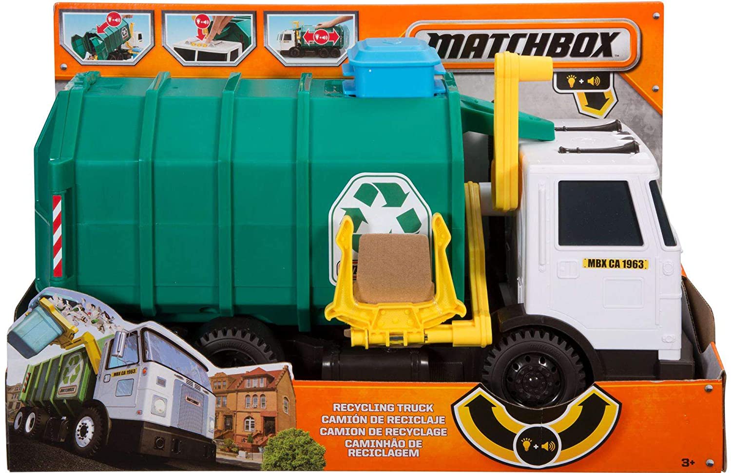 Matchbox Garbage Truck 15" Large Scale Matchbox Garbage Truck 15" Large Scale