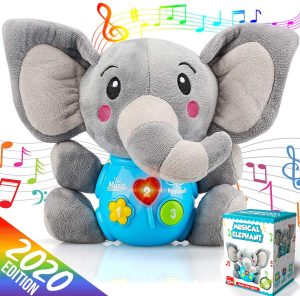 Insnug Plush Elephant Music Baby Toys