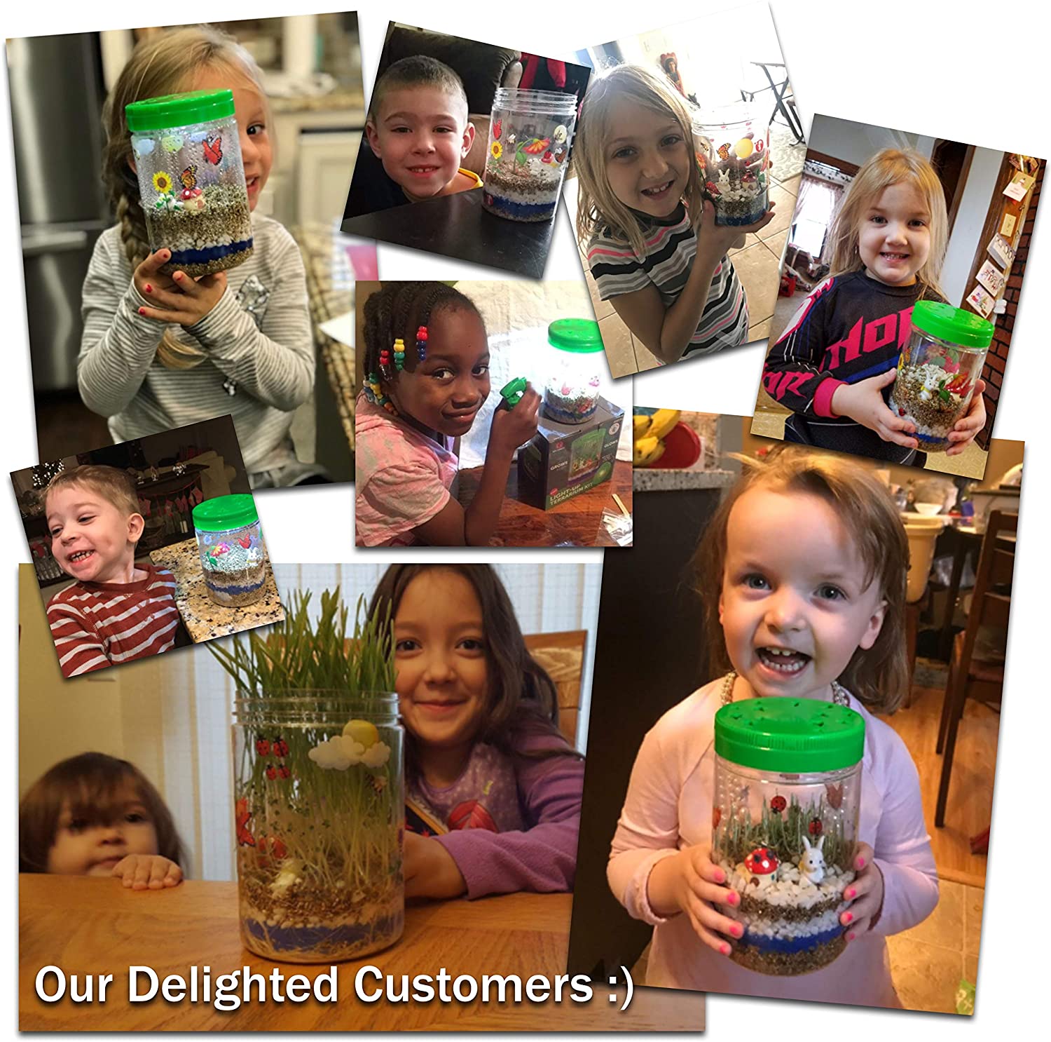 Light up Terrarium Kit for Kids Light up Terrarium Kit for Kids