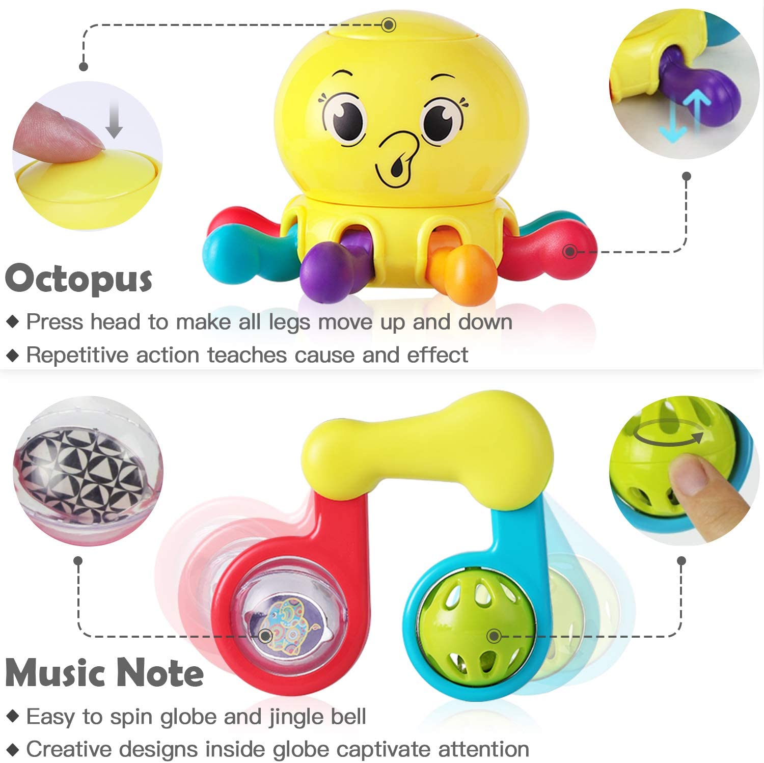 iPlay iLearn 10pcs Baby Rattles iPlay iLearn 10pcs Baby Rattles