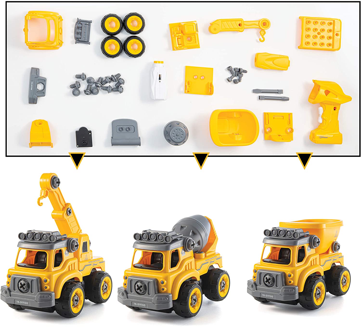 3 in one Construction Truck Toys 3 in one Construction Truck Toys