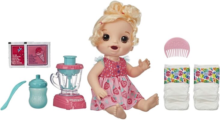 Baby Alive Magical Mixer Baby Doll Strawberry Shake