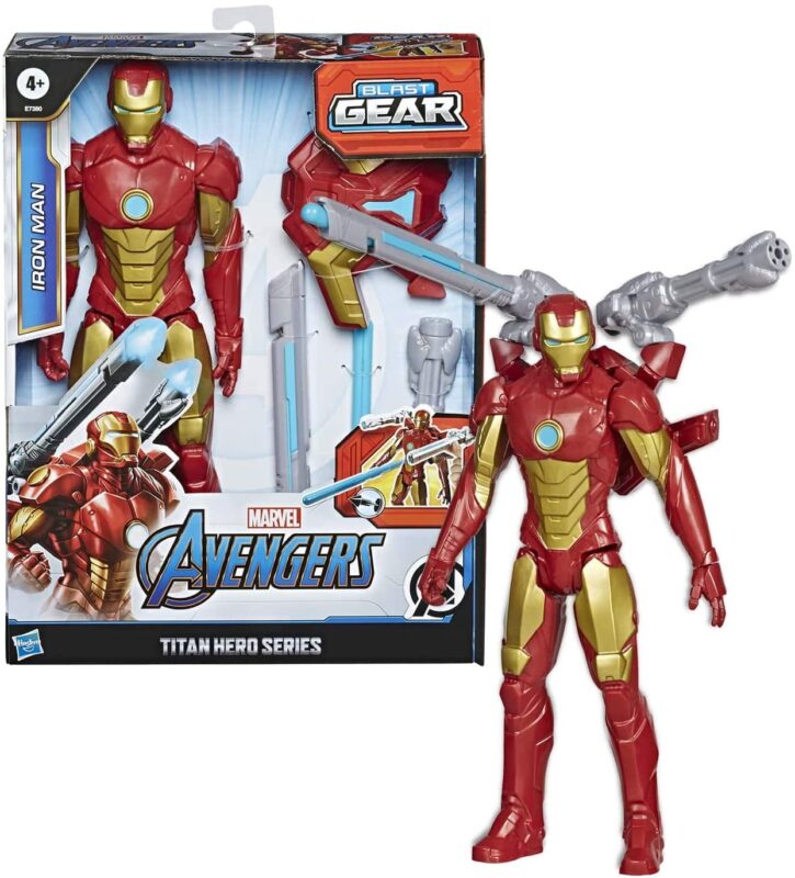 Avengers Marvel Titan Hero Series Blast Gear Iron Man Action Figure