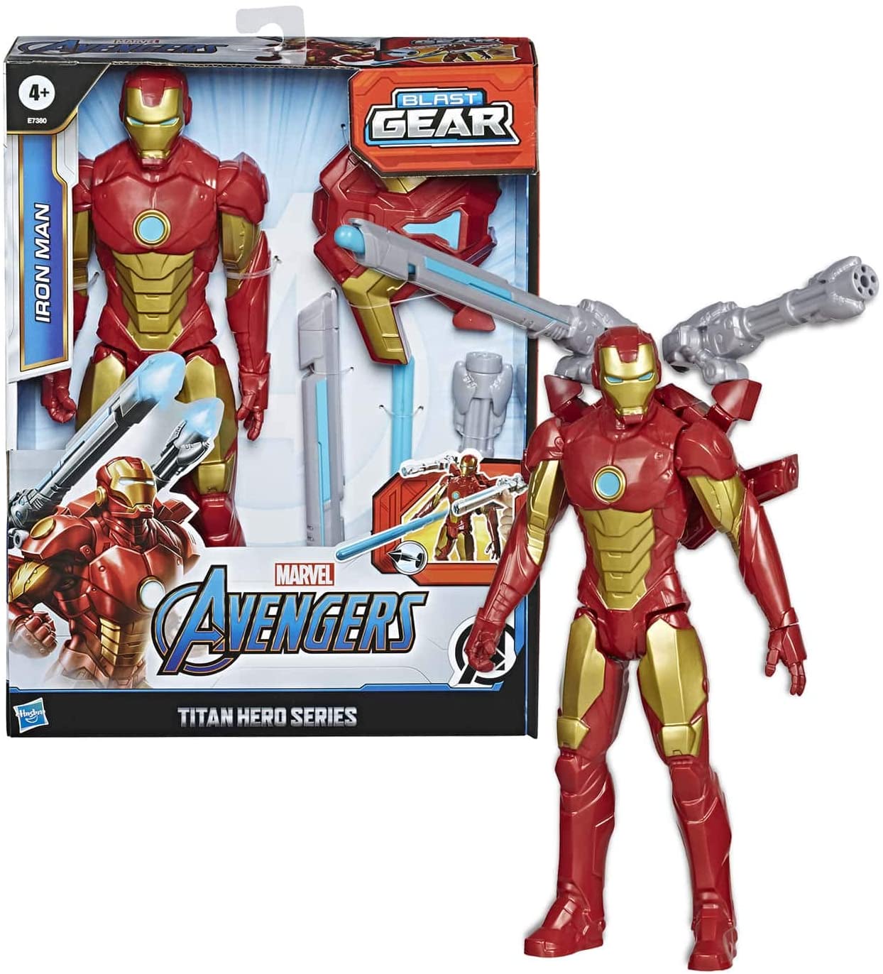 Avengers Marvel Titan Hero Series Blast Gear Iron Man Action Figure