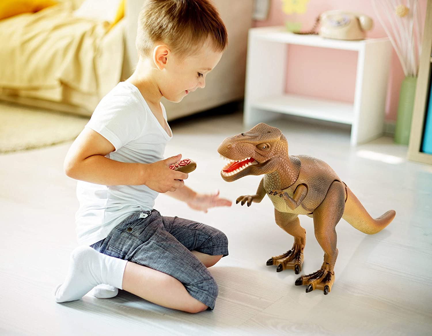 Advanced Play Dinosaur Trex Toy Realistic Walking