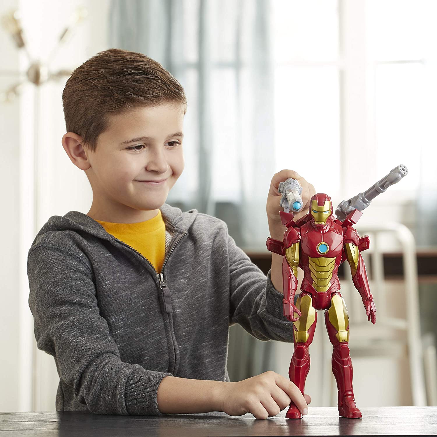 Avengers Marvel Titan Hero Series Blast Gear Iron Man Action Figure Avengers Marvel Titan Hero Series Blast Gear Iron Man Action Figure