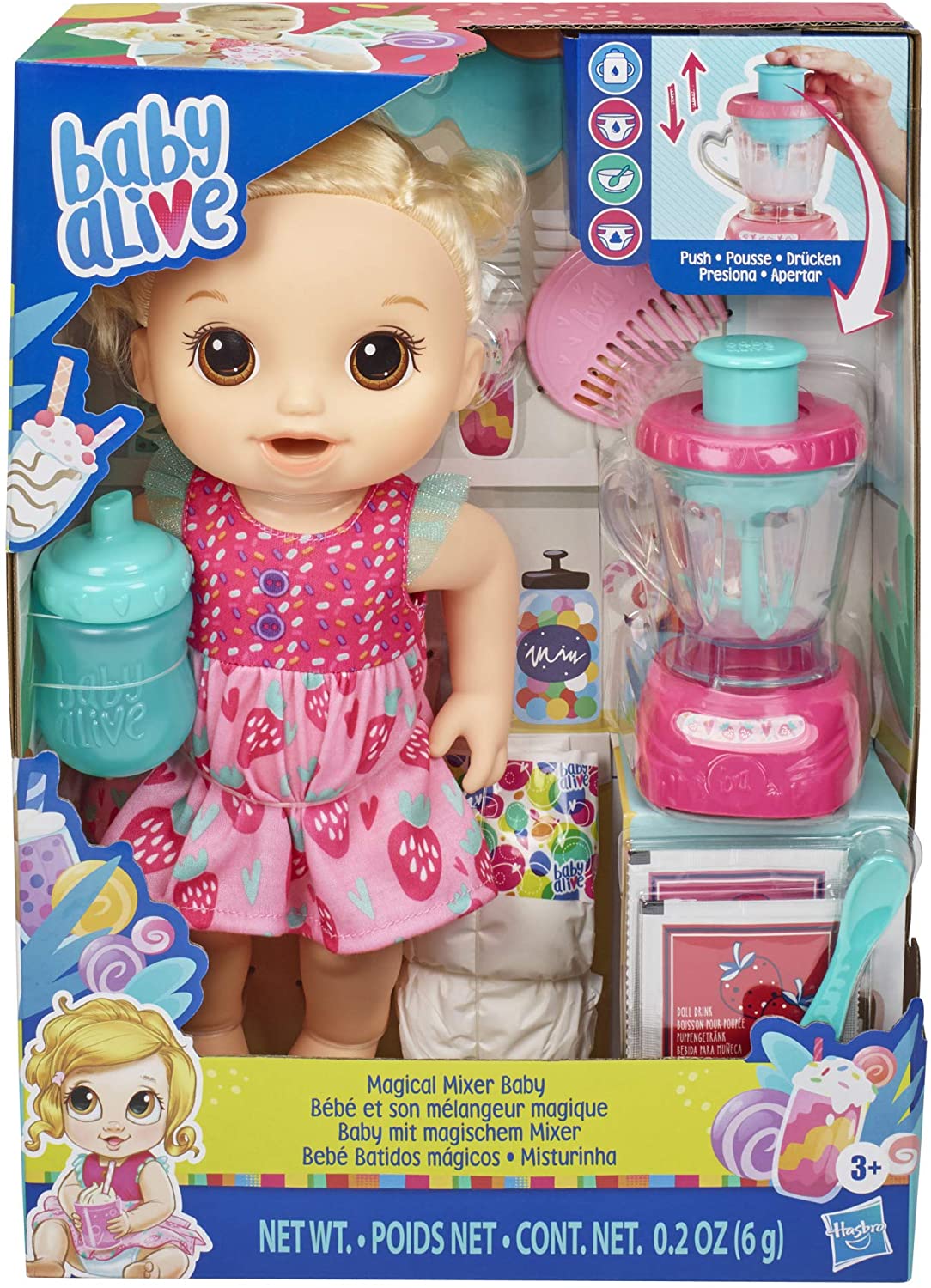 Baby Alive Magical Mixer Baby Doll Strawberry Shake Baby Alive Magical Mixer Baby Doll Strawberry Shake