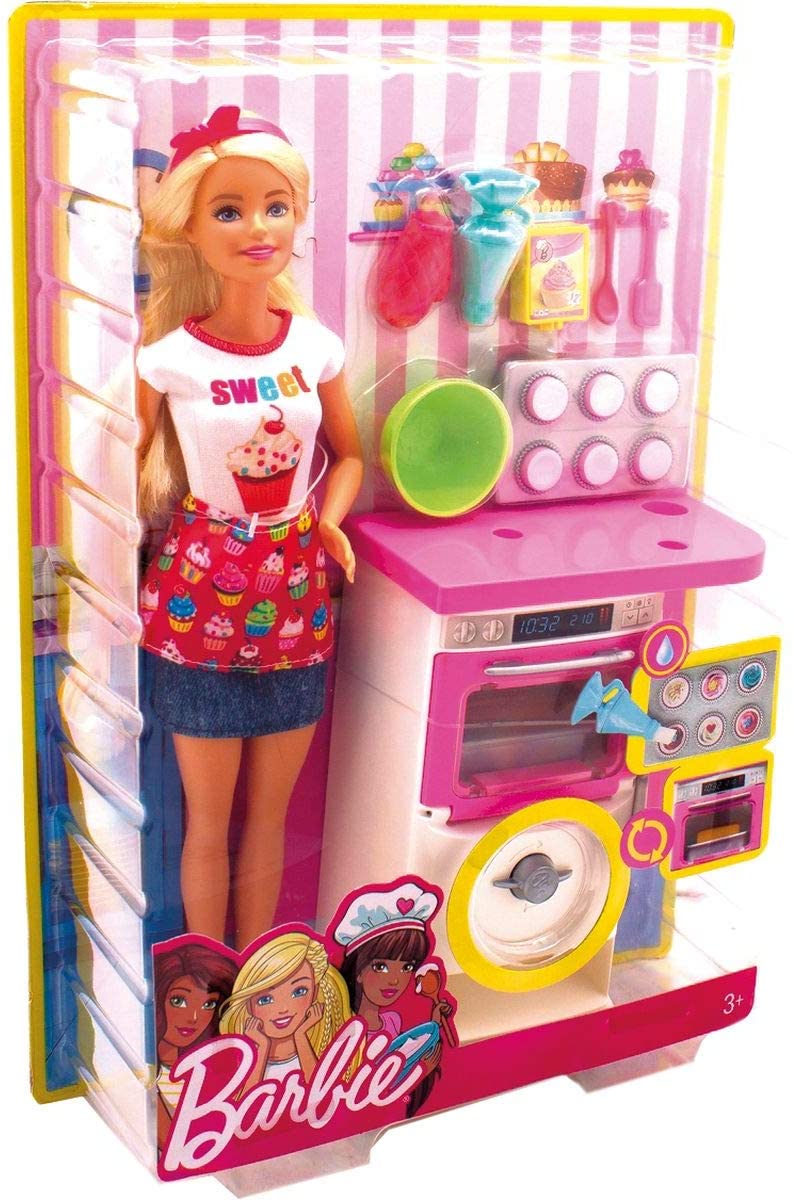 Barbie Doll with Oven & Rising Food Barbie Doll with Oven & Rising Food