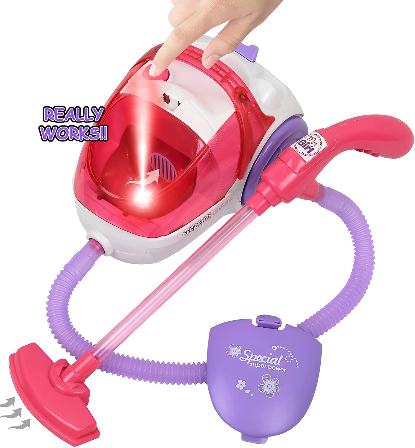 Click N' Play Toy Realistic Vacuum Cleaner and House Keeping 8 Piece Play Set Click N' Play Toy Realistic Vacuum Cleaner and House Keeping 8 Piece Play Set
