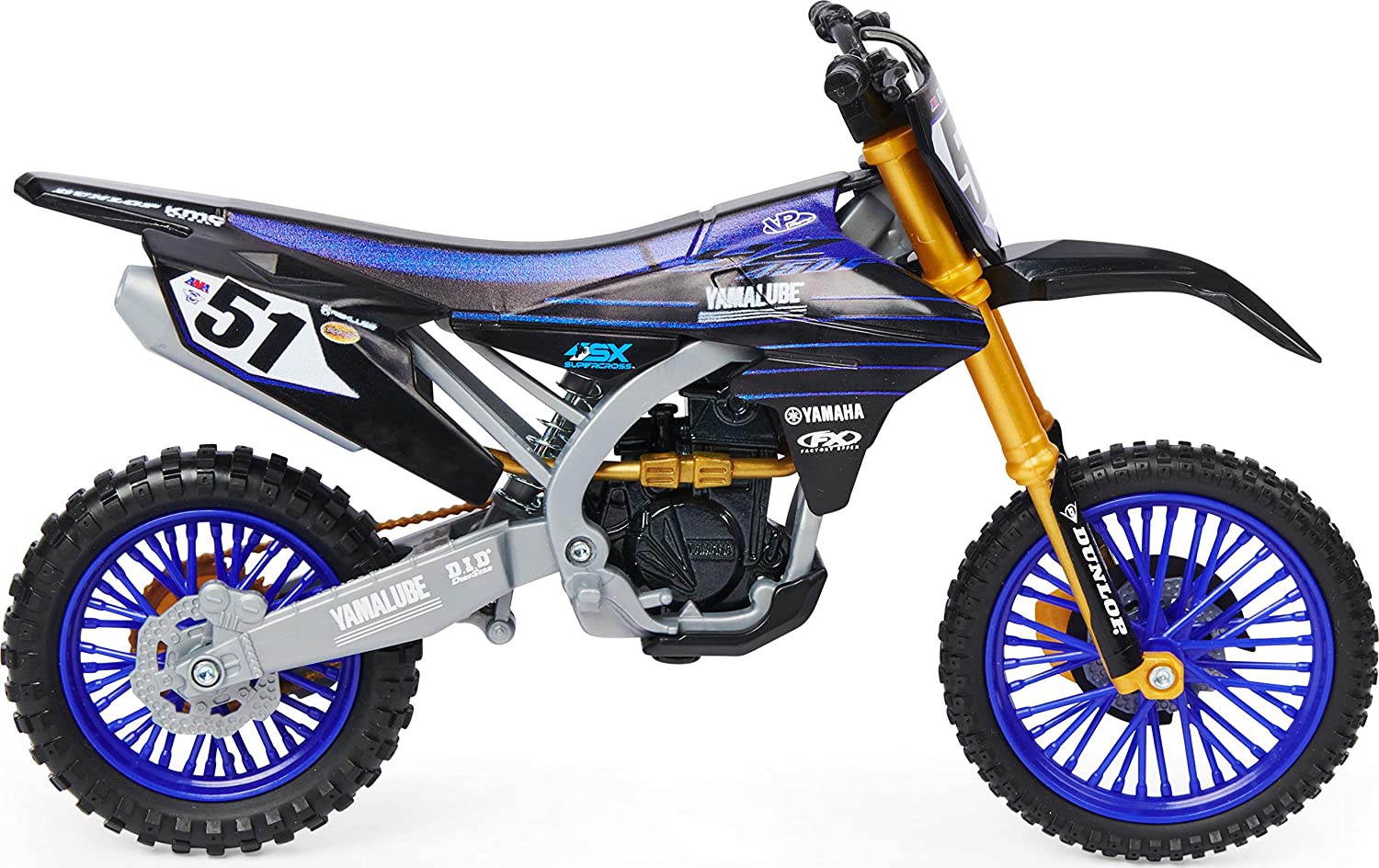 Supercross Authentic Justin Barcia 1:10 Scale Die-Cast Motorcycle Supercross Authentic Justin Barcia 1:10 Scale Die-Cast Motorcycle