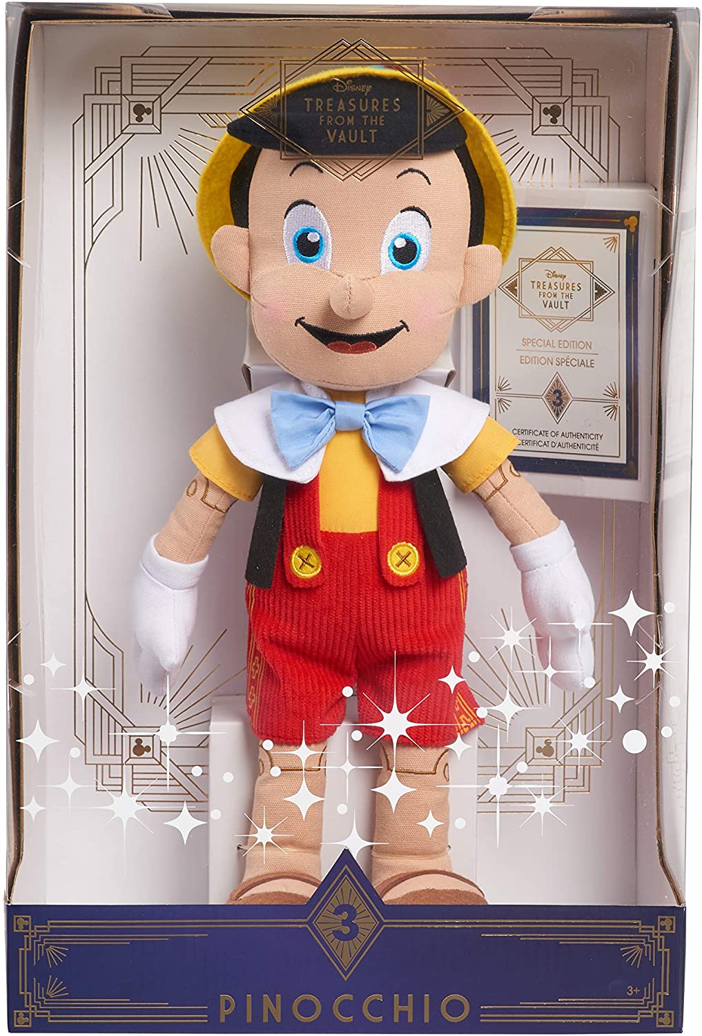 Disney Treasures from The Vault Limited Edition Pinocchio Plush Disney Treasures from The Vault Limited Edition Pinocchio Plush