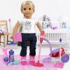 Click N' Play Toy Realistic Vacuum Cleaner and House Keeping 8 Piece Play Set