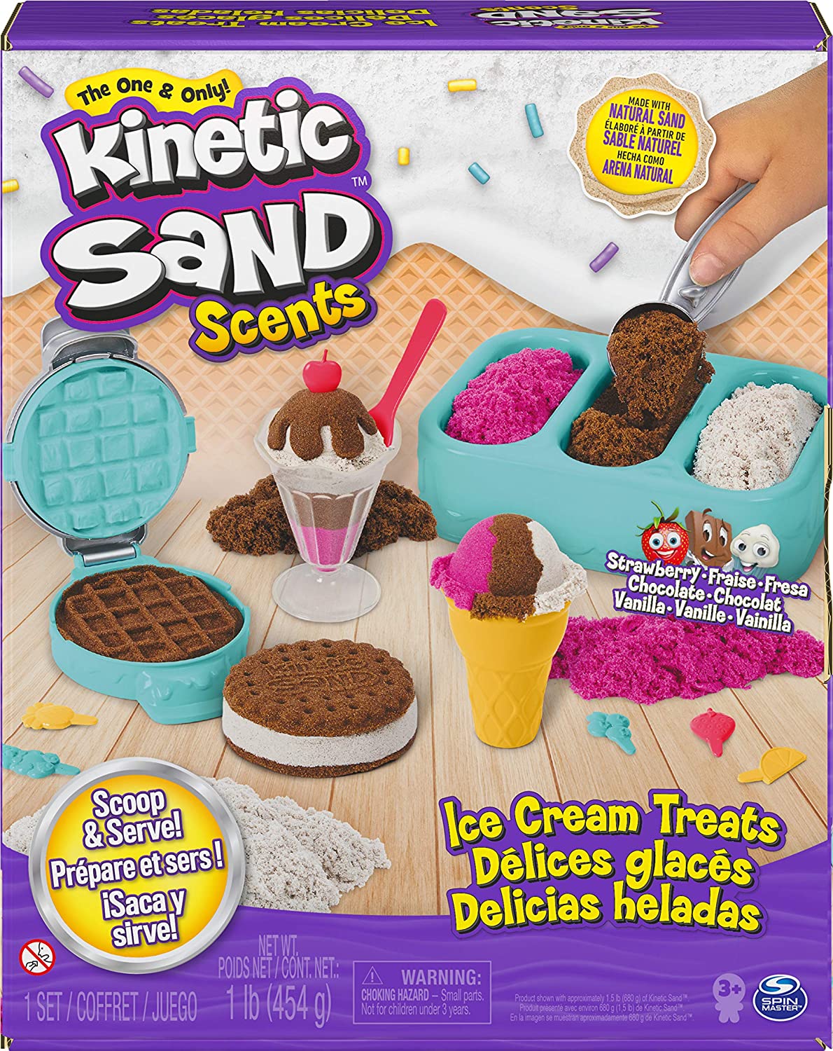 Kinetic Sand Scents Ice Cream Treats Playset Kinetic Sand Scents Ice Cream Treats Playset