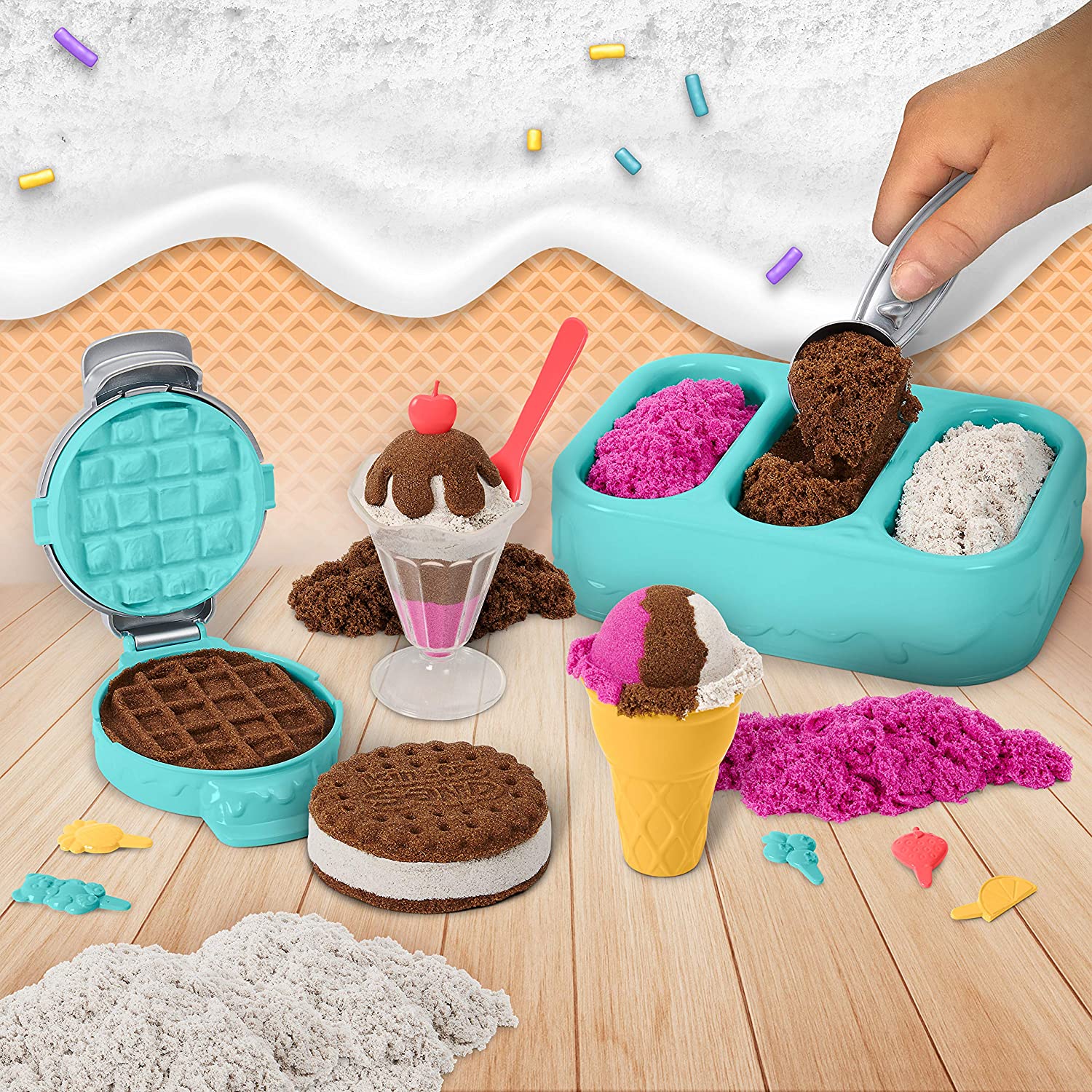 Kinetic Sand Scents Ice Cream Treats Playset Kinetic Sand Scents Ice Cream Treats Playset