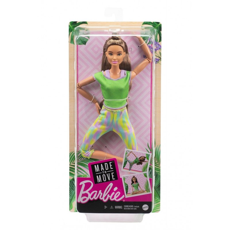 Barbie Made to Move Doll with 22 Flexible Joints Barbie Made to Move Doll with 22 Flexible Joints