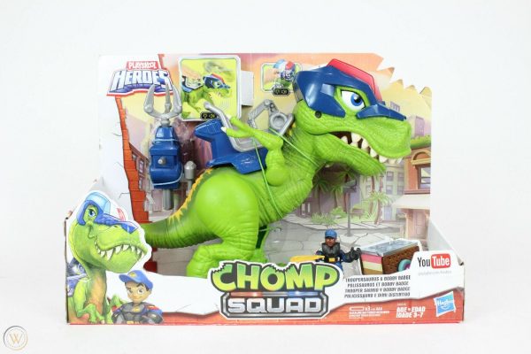 Playskool Heroes Chomp Squad Troopersaurus and Bobby Badge