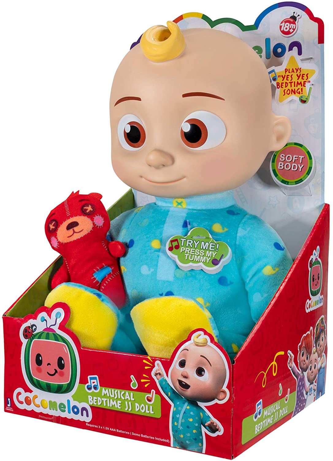 CoComelon Official Musical Bedtime JJ Doll CoComelon Official Musical Bedtime JJ Doll