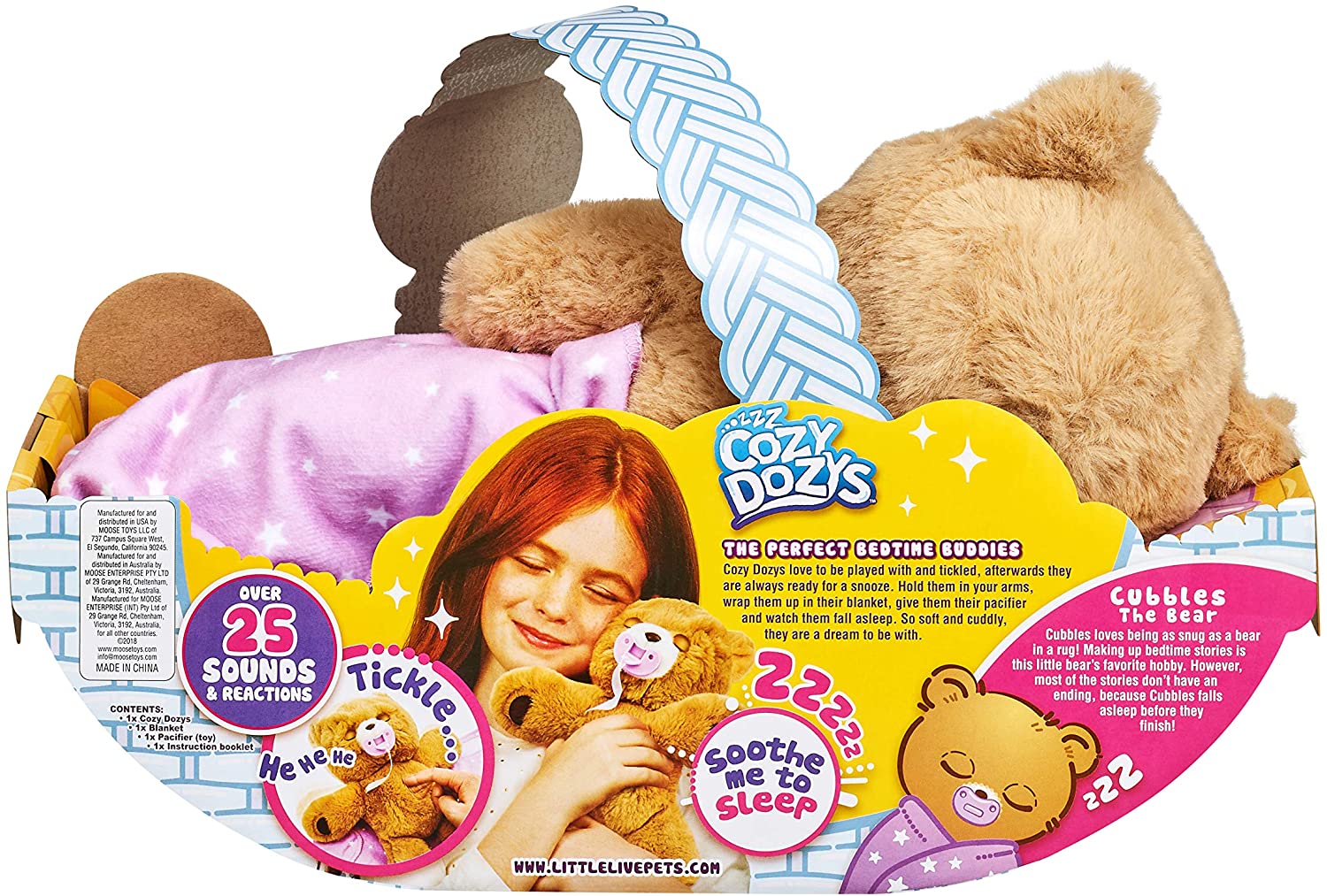 Little Live Pets Cozy Dozy Cubbles The Bear Little Live Pets Cozy Dozy Cubbles The Bear