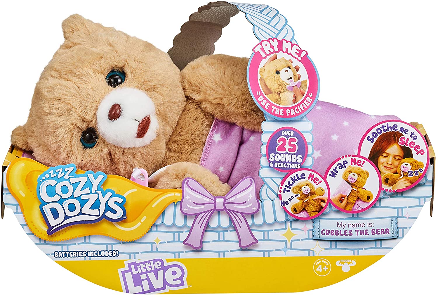 Little Live Pets Cozy Dozy Cubbles The Bear Little Live Pets Cozy Dozy Cubbles The Bear
