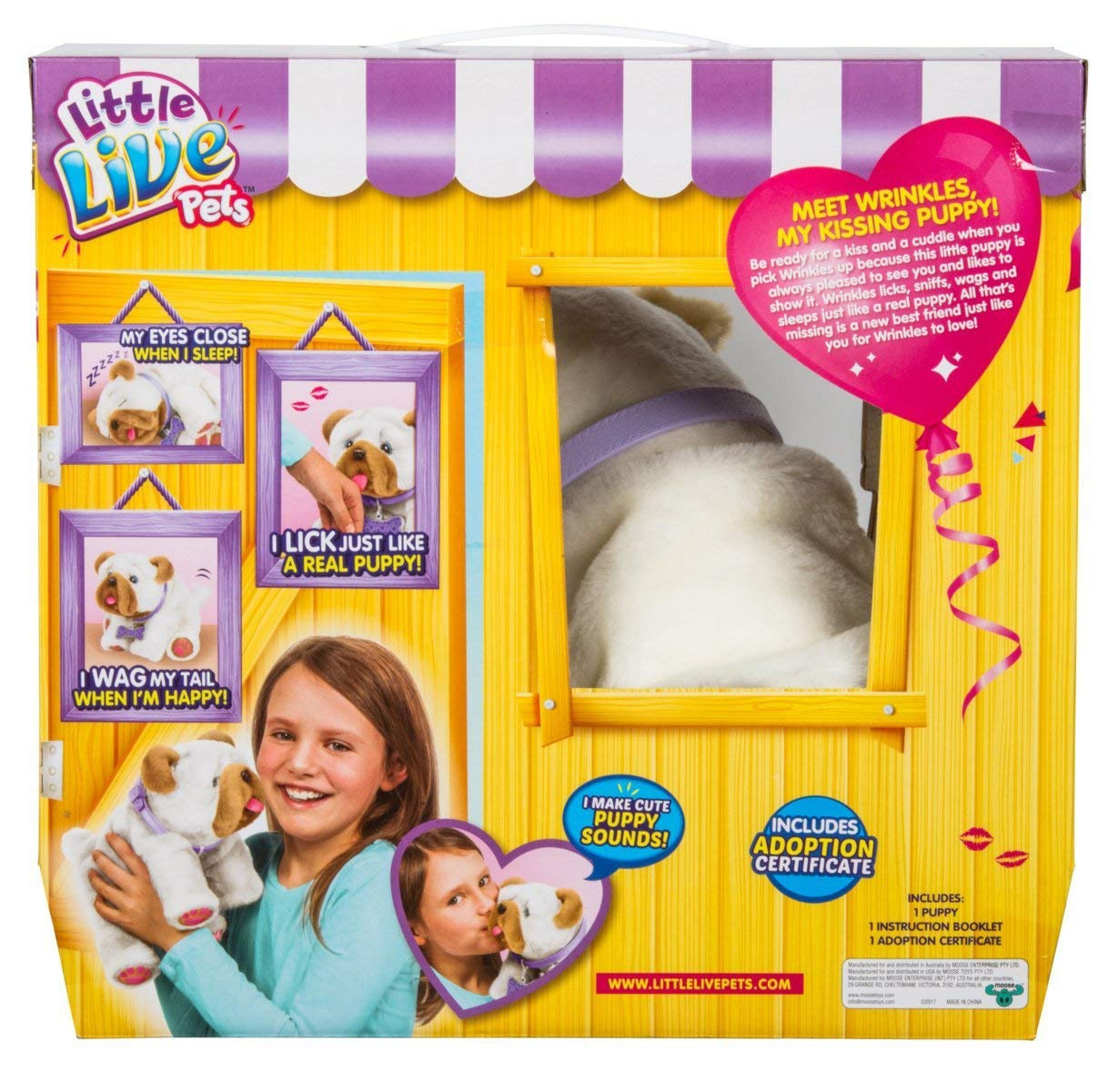 Little Live Pets - My Kissing Puppy - Wrinkles Little Live Pets - My Kissing Puppy - Wrinkles