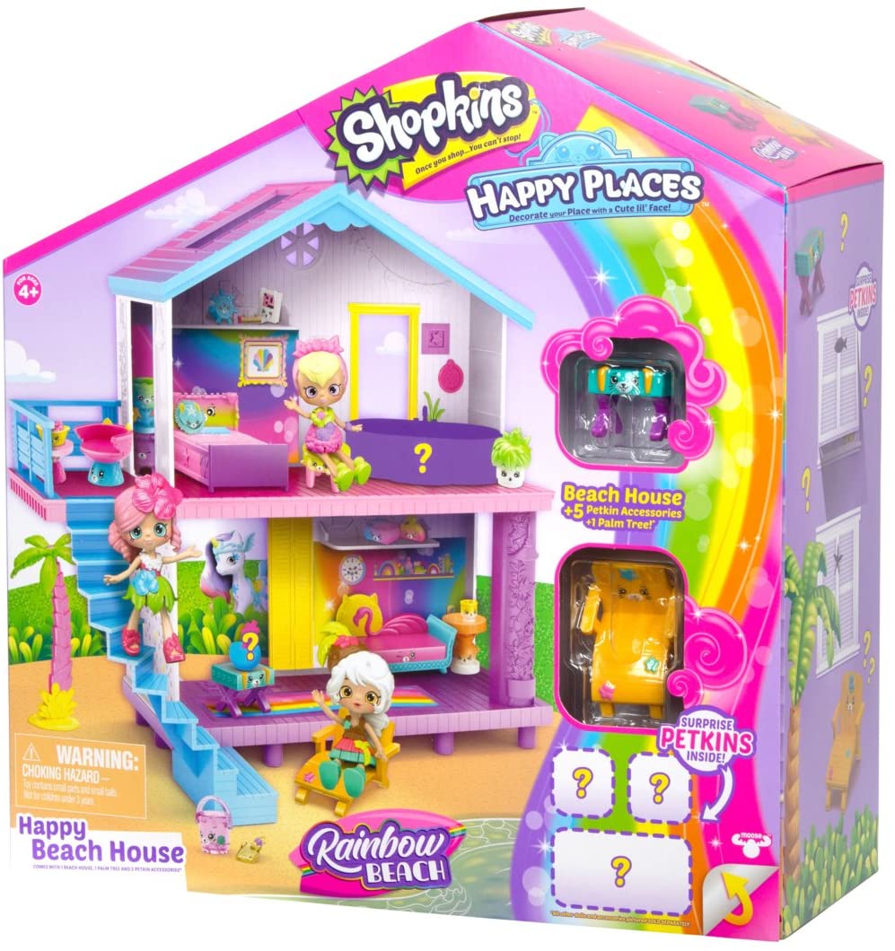 Shopkins Happy Places Rainbow Beach House Playset Shopkins Happy Places Rainbow Beach House Playset