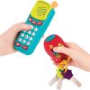 Battat Combo Set - Light & Sound Phone + Keys