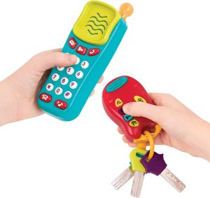 Battat Combo Set - Light & Sound Phone + Keys