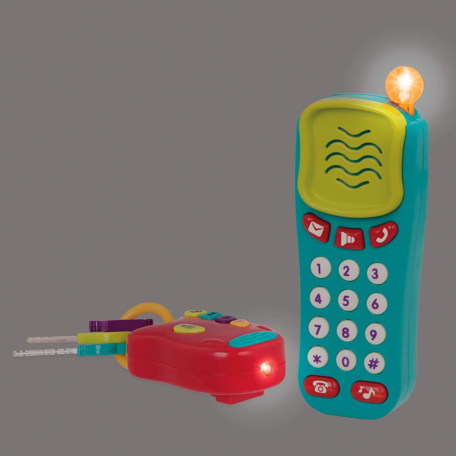 Battat Combo Set - Light & Sound Phone + Keys Battat Combo Set - Light & Sound Phone + Keys
