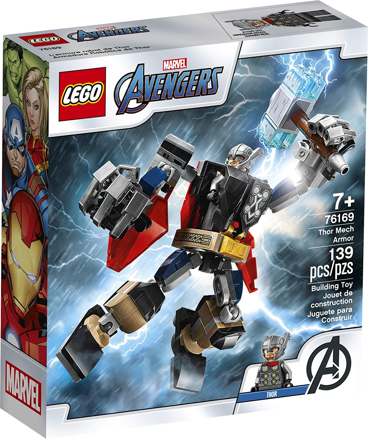 LEGO Marvel Avengers Classic Thor Mech Armor 76169 LEGO Marvel Avengers Classic Thor Mech Armor 76169