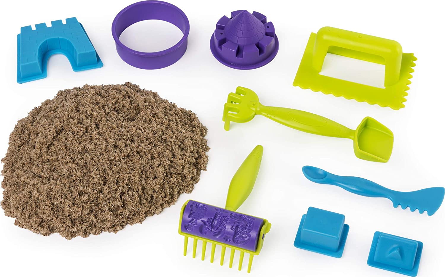 Kinetic Sand Beach Day Fun Playset with Castle Molds Kinetic Sand Beach Day Fun Playset with Castle Molds