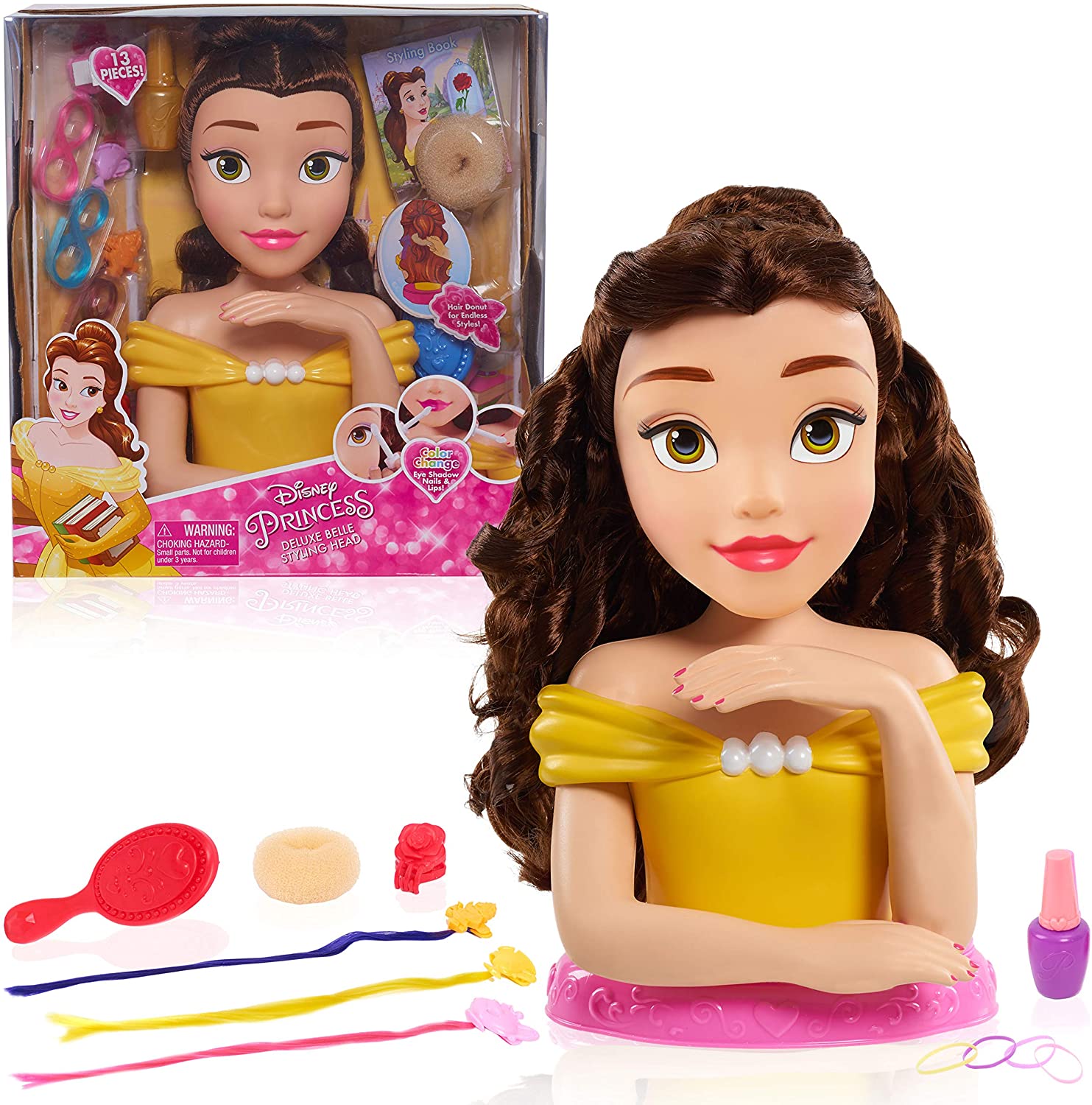 Disney Princess Styling Heads Deluxe Belle Styling Head Disney Princess Styling Heads Deluxe Belle Styling Head
