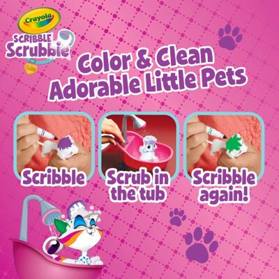 Crayola Scribble Scrubbie Pets Scrub Tub
