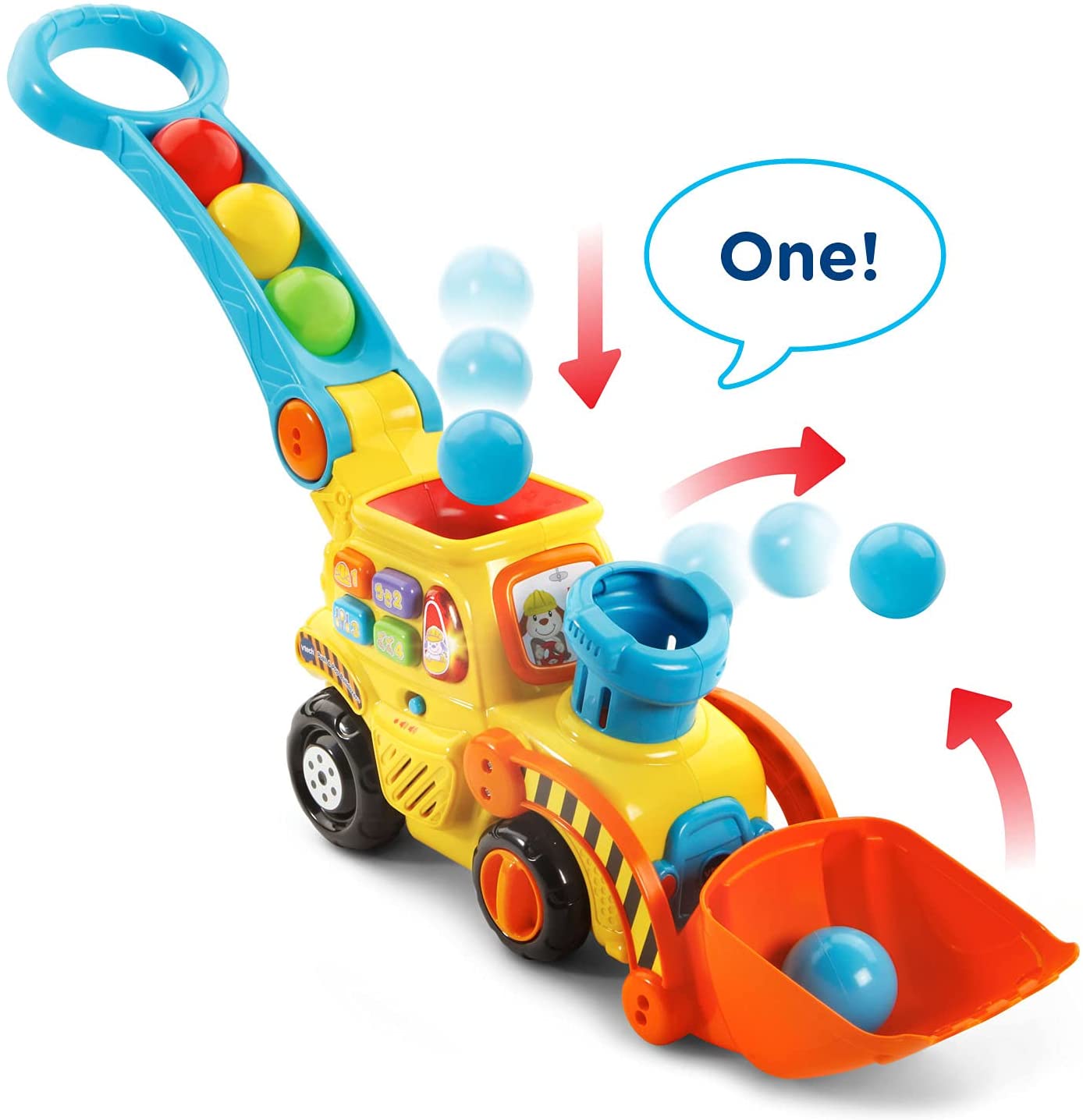 VTech Pop-a-Balls Push & Pop Bulldozer VTech Pop-a-Balls Push & Pop Bulldozer