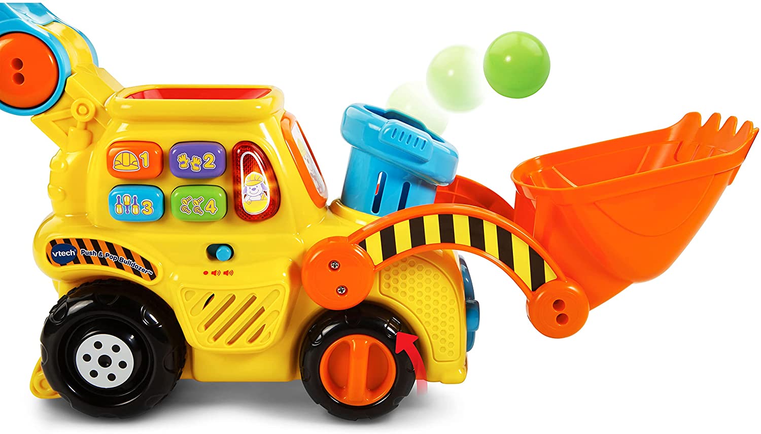 VTech Pop-a-Balls Push & Pop Bulldozer VTech Pop-a-Balls Push & Pop Bulldozer