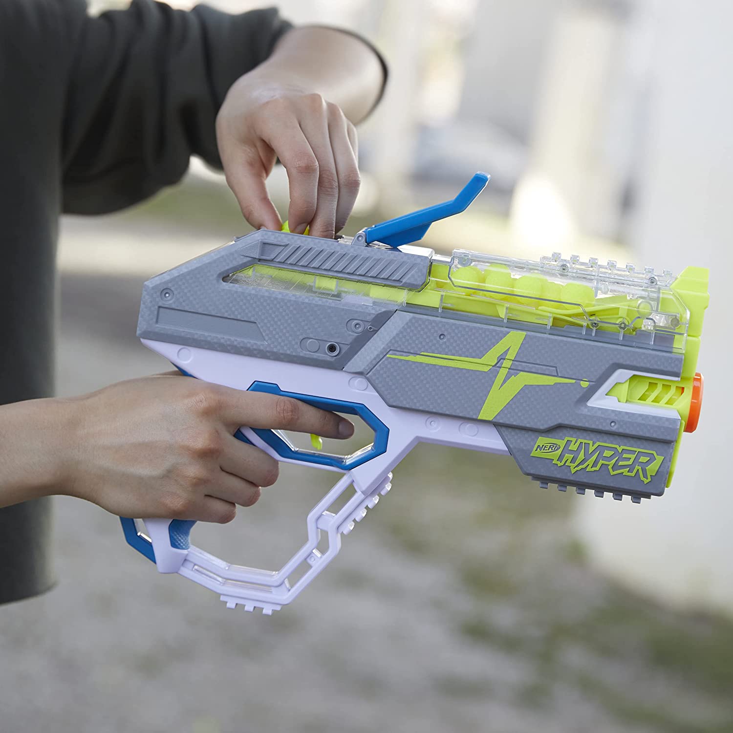NERF Hyper Rush-40 Pump-Action Blaster NERF Hyper Rush-40 Pump-Action Blaster