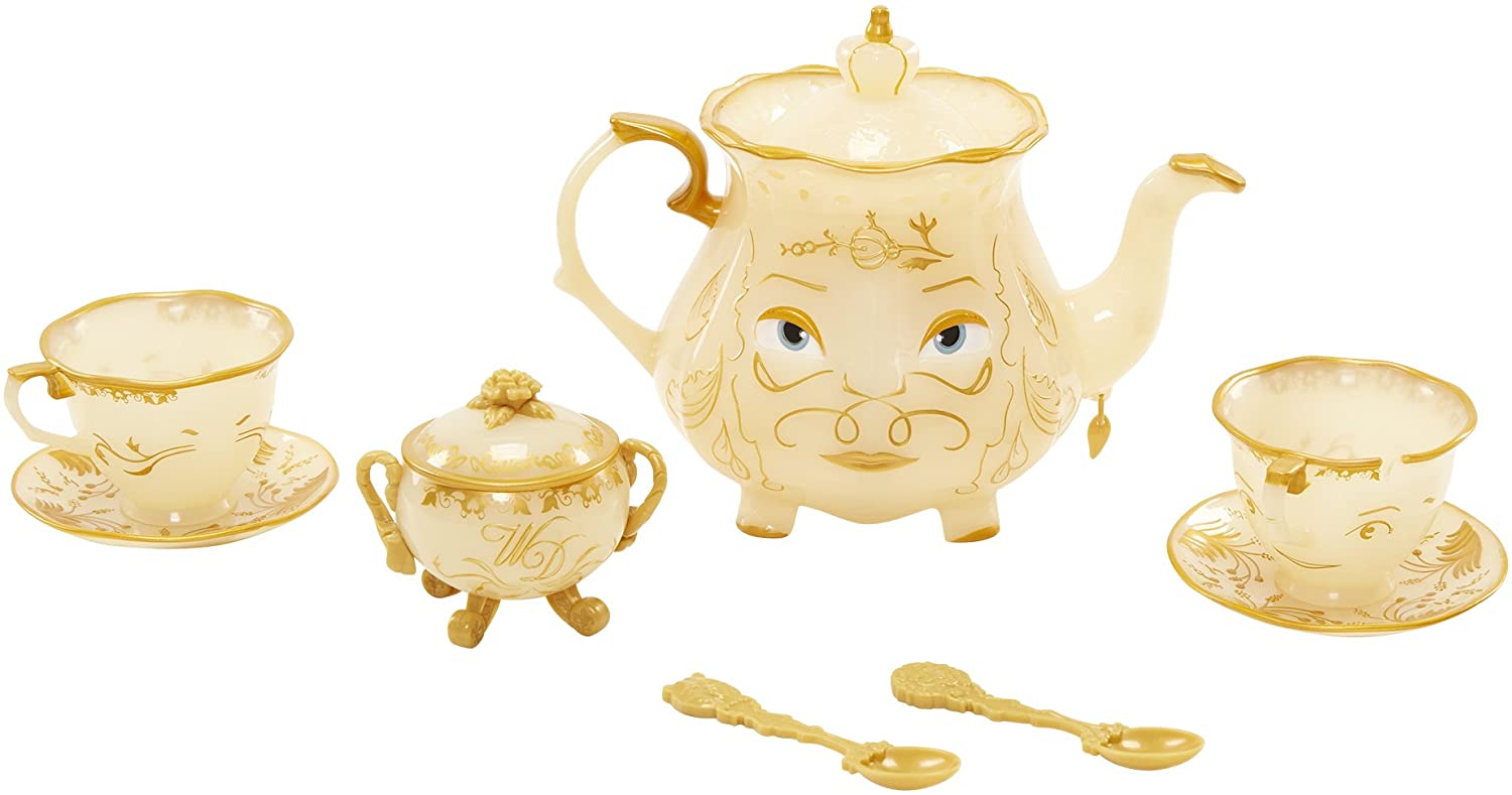 Disney Beauty & The Beast Live Action Enchanted Tea Set Playset Disney Beauty & The Beast Live Action Enchanted Tea Set Playset