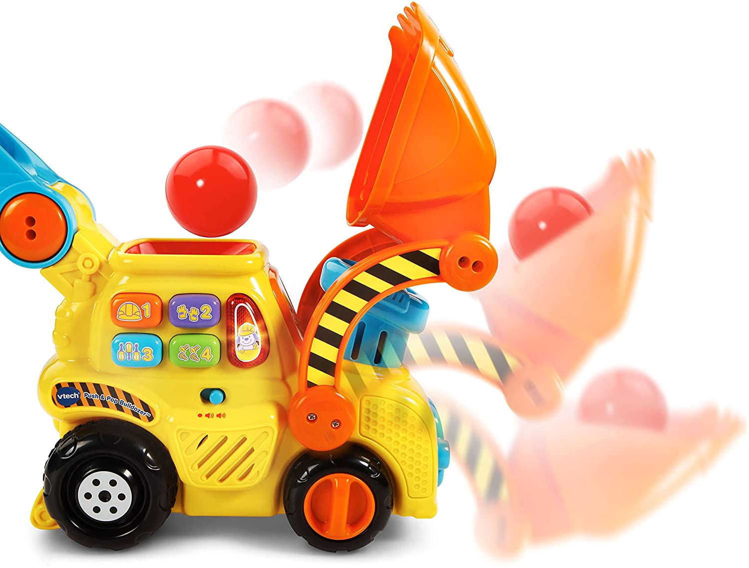 VTech Pop-a-Balls Push & Pop Bulldozer VTech Pop-a-Balls Push & Pop Bulldozer
