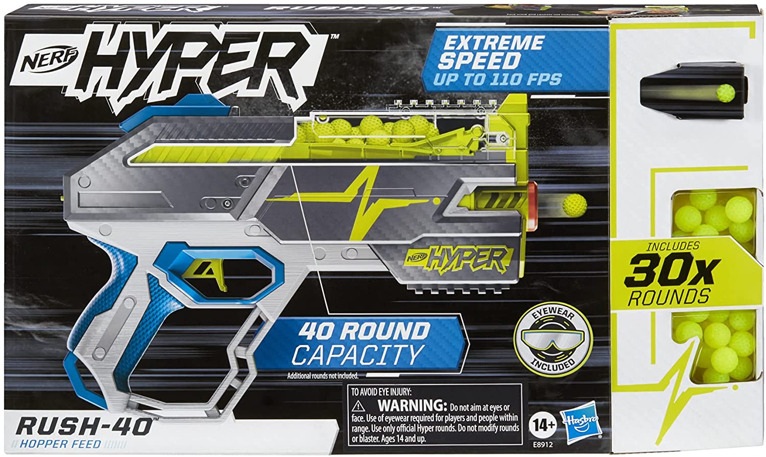 NERF Hyper Rush-40 Pump-Action Blaster NERF Hyper Rush-40 Pump-Action Blaster