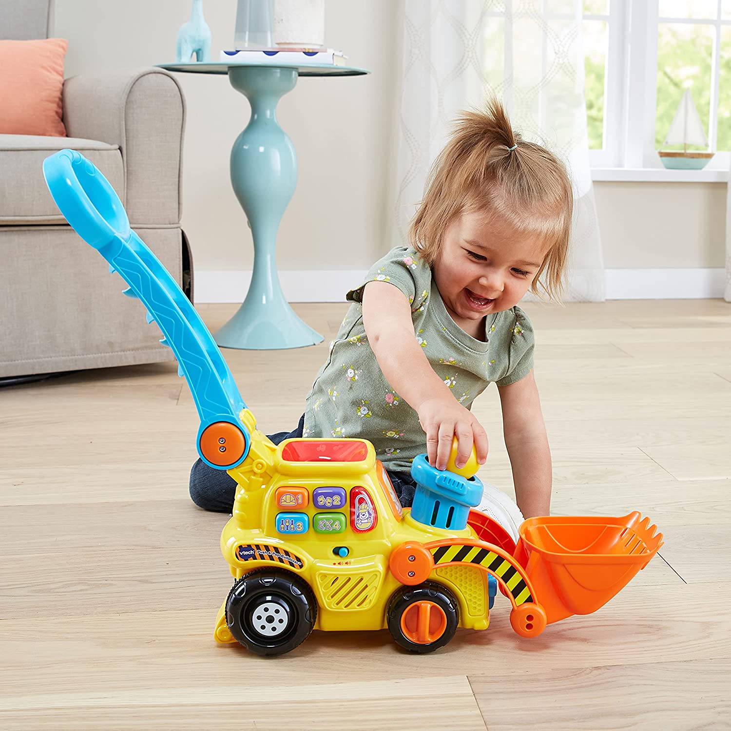 VTech Pop-a-Balls Push & Pop Bulldozer VTech Pop-a-Balls Push & Pop Bulldozer