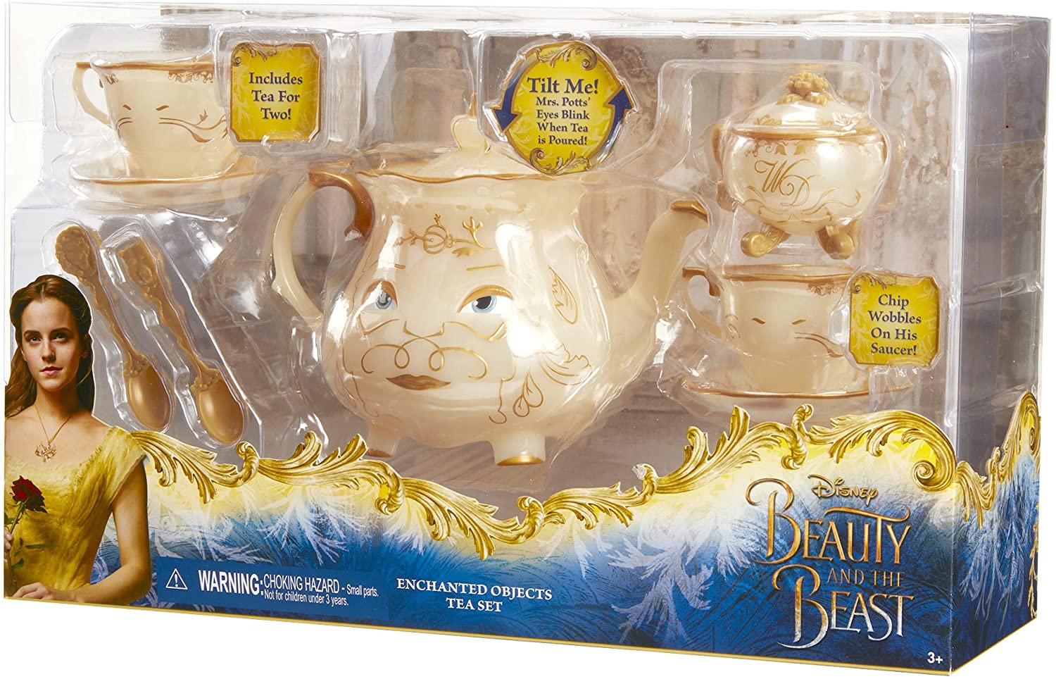 Disney Beauty & The Beast Live Action Enchanted Tea Set Playset Disney Beauty & The Beast Live Action Enchanted Tea Set Playset