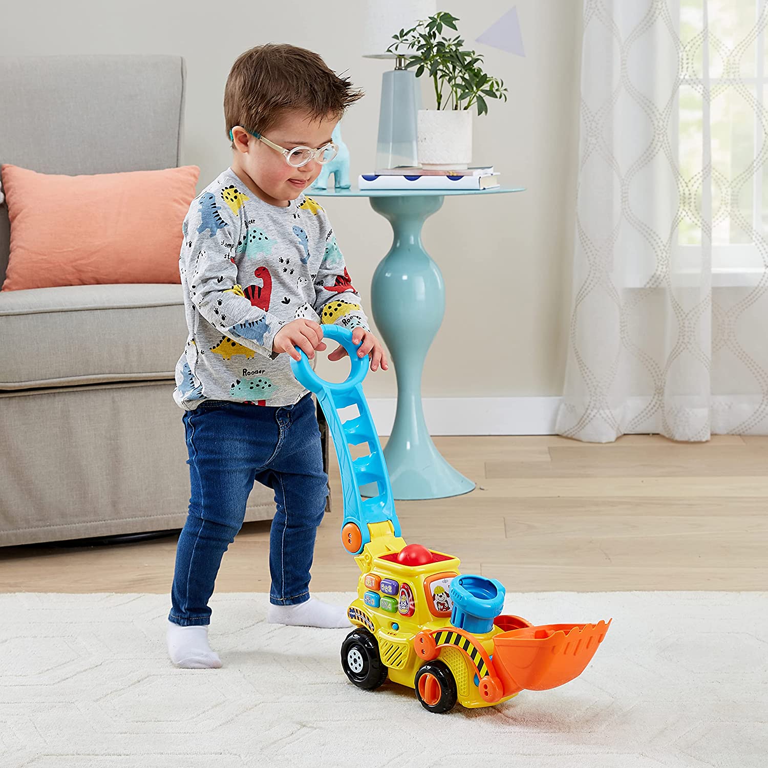 VTech Pop-a-Balls Push & Pop Bulldozer VTech Pop-a-Balls Push & Pop Bulldozer