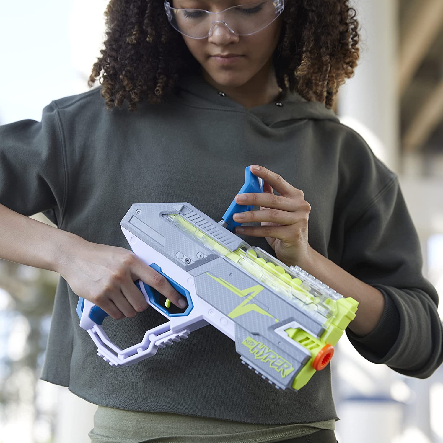 NERF Hyper Rush-40 Pump-Action Blaster NERF Hyper Rush-40 Pump-Action Blaster